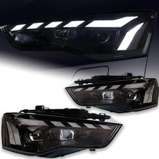 LED Projector Headlights with Animation DRL for Audi A5 2012–2016 Bi‑Xenon Beam, Plug & Play