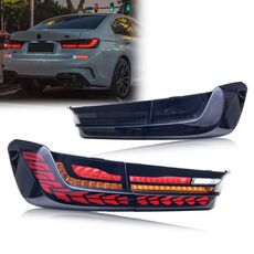 LED GTS Sequential Tail Lights for BMW 3 Series G20 G28 G80 Saloon 2019–2024