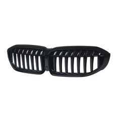 BMW 3 Series G20 G21 Front Kidney Grille Gloss Black Single Bar 2019-2021