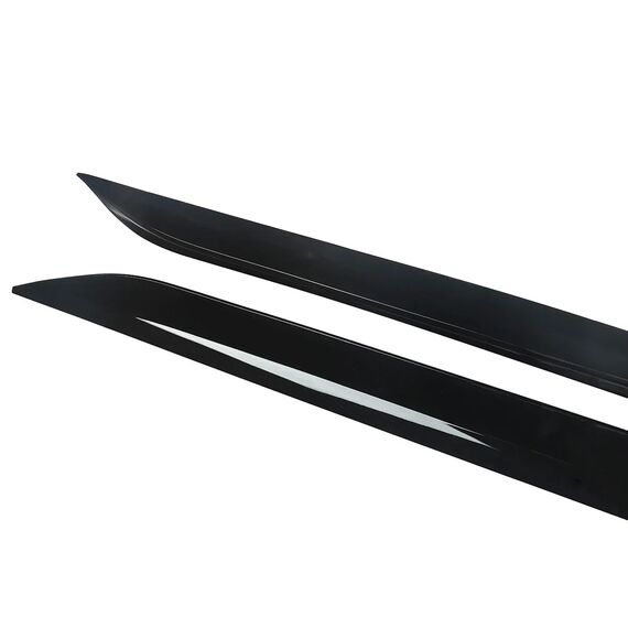 Gloss Black M-Performance Side Skirt Extensions for BMW 3 Series G20 G28 M-Sport Bumper 2019–2020, 4 image Gloss Black M-Performance Side Skirt Extensions for BMW 3 Series G20 G28 M-Sport Bumper 2019–2020, 4 image