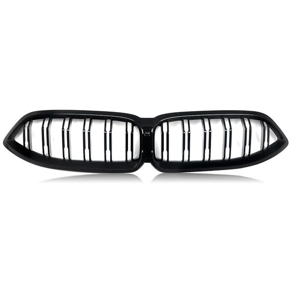 Gloss Black Dual Slats Front Bumper Grille for BMW 8 Series G14 G15 G16 2023–2024