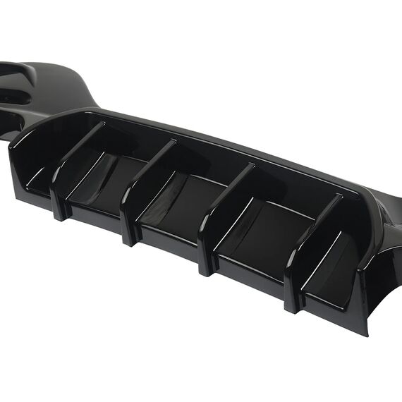 BMW 1 Series M Sport F20 F21 M135i M140i Gloss Black Rear Diffuser Bumpe, 3 image BMW 1 Series M Sport F20 F21 M135i M140i Gloss Black Rear Diffuser Bumpe, 3 image