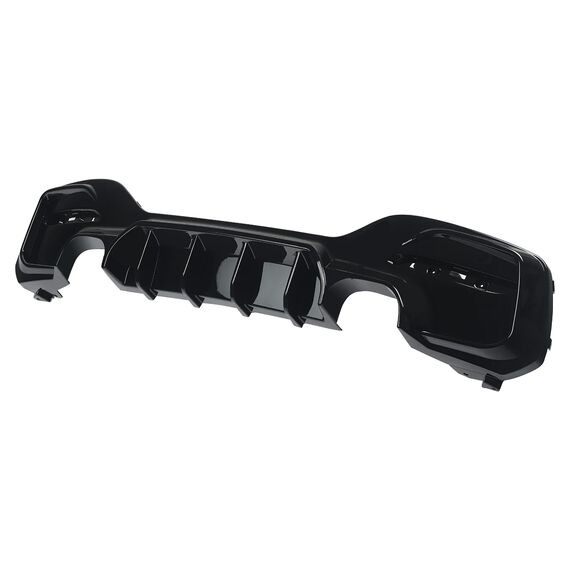 BMW 1 Series M Sport F20 F21 M135i M140i Gloss Black Rear Diffuser Bumpe, 2 image BMW 1 Series M Sport F20 F21 M135i M140i Gloss Black Rear Diffuser Bumpe, 2 image