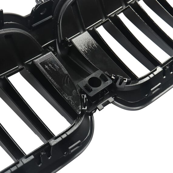 BMW 3 Series G20 G21 Front Kidney Grille Gloss Black Single Bar 2019-2021, 2 image BMW 3 Series G20 G21 Front Kidney Grille Gloss Black Single Bar 2019-2021, 2 image