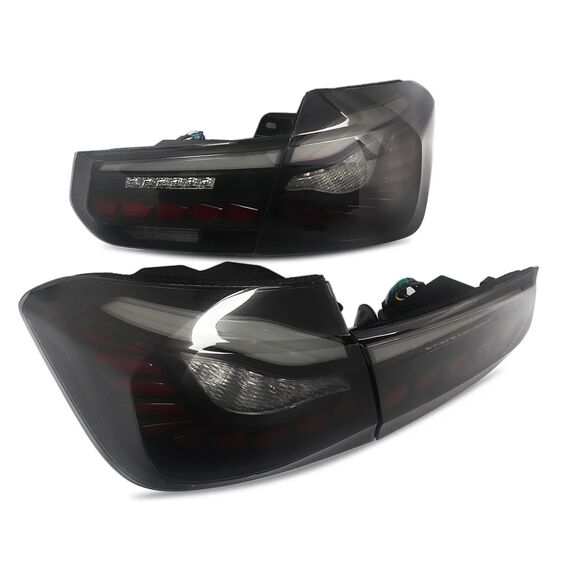 LED Tail Lights Black Smoked Sequential for BMW 3 Series F30 F35 F80 2013–2018, 3 image LED Tail Lights Black Smoked Sequential for BMW 3 Series F30 F35 F80 2013–2018, 3 image