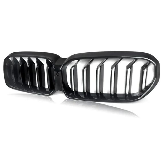 Gloss Black Dual Slats Front Kidney Grille for BMW G30 G31 530i 540i 2021–2023
