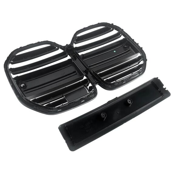Gloss Black M Performance Kidney Grille for BMW 4 Series G22 G23 2-Door 2021–2023, 2 image Gloss Black M Performance Kidney Grille for BMW 4 Series G22 G23 2-Door 2021–2023, 2 image