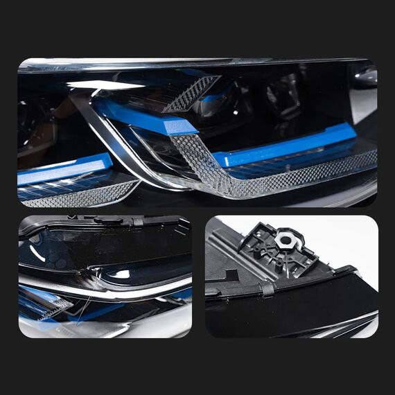 LED Laser Style Projector Headlights for BMW X3 G01 G08 2018–2022 Pre-LCI DRL, Type: For Original Xenon, 4 image LED Laser Style Projector Headlights for BMW X3 G01 G08 2018–2022 Pre-LCI DRL, Type: For Original Xenon, 4 image