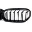 Gloss Black Dual Slats Front Kidney Grille for BMW G30 G31 530i 540i 2021–2023, 4 image Gloss Black Dual Slats Front Kidney Grille for BMW G30 G31 530i 540i 2021–2023, 4 image