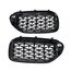 Diamond Style Dual Slats Kidney Grilles for BMW 5 Series G30 G31 G38 520i 530e 540i 2017–2019, 2 image Diamond Style Dual Slats Kidney Grilles for BMW 5 Series G30 G31 G38 520i 530e 540i 2017–2019, 2 image