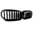 Glossy Black Front Kidney Grille Mesh Style for BMW 5 Series G30 G31 2021–2023, 2 image Glossy Black Front Kidney Grille Mesh Style for BMW 5 Series G30 G31 2021–2023, 2 image