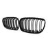 Gloss Black Front Bumper Kidney Grille for BMW 1 Series F20 F21 2011-2014 Double Slat Racing Grills Replacement